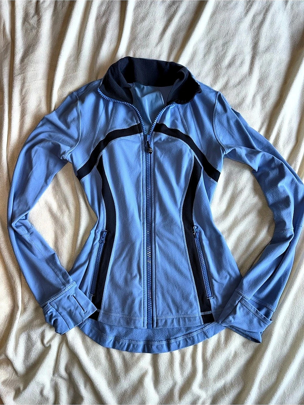 Lululemon Define Jacket Women'Small Blue & Black Size 6